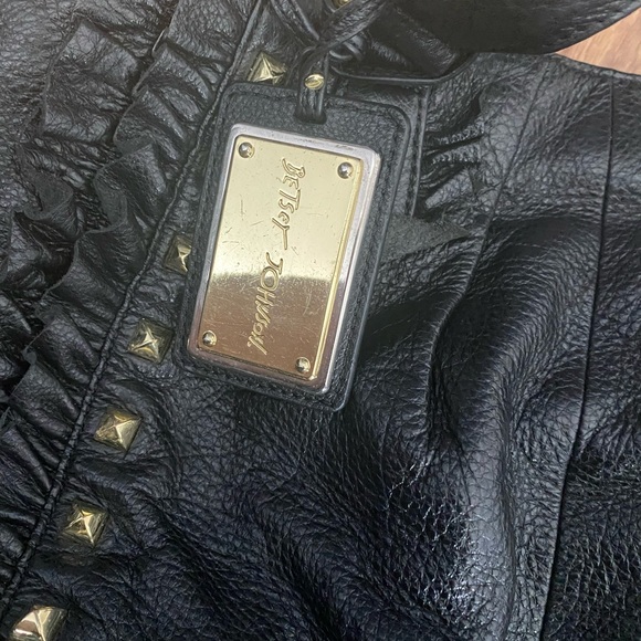 Betsey Johnson rare leather tote bag - Picture 2 of 2